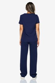 Navy Fit Straight Leg Scrub Pant | Shock Collection