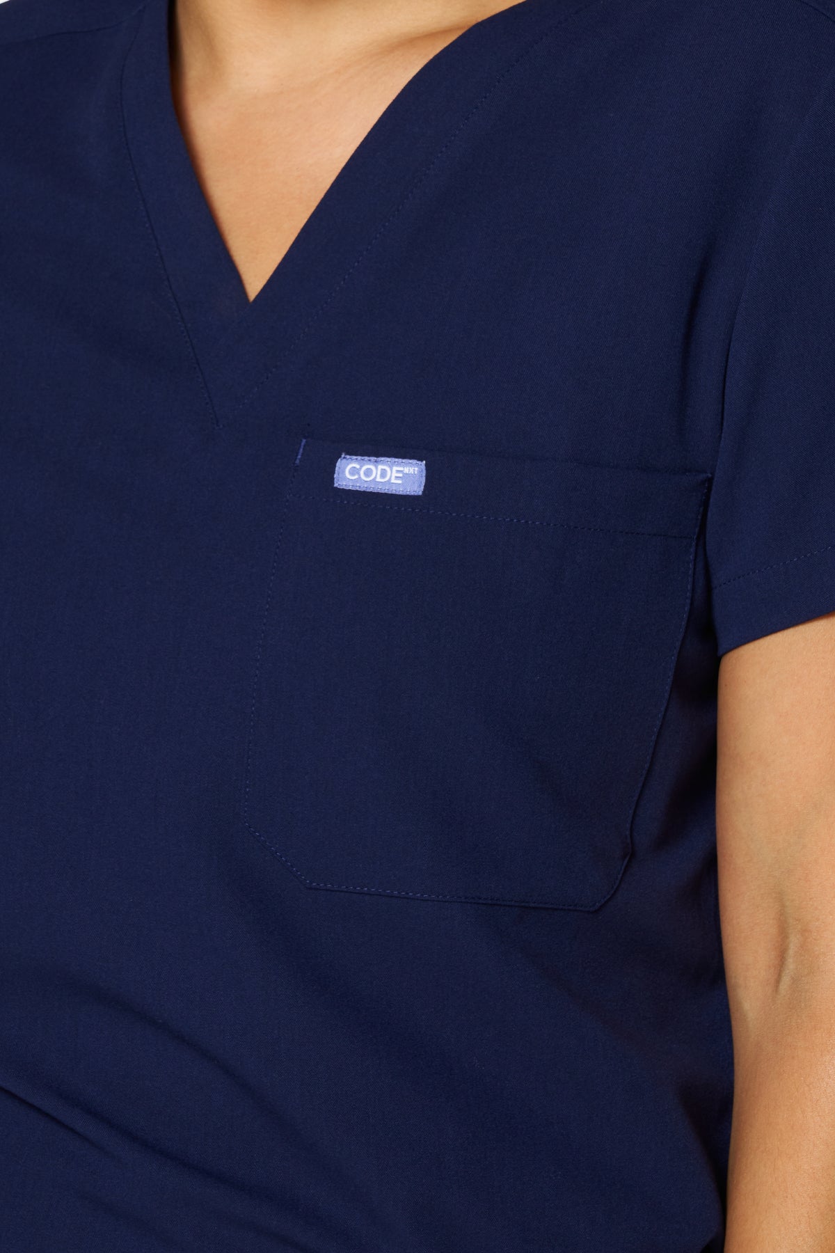 Navy Scrub Top