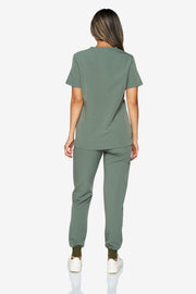 Blusa médica verde oliva | Colección de choque