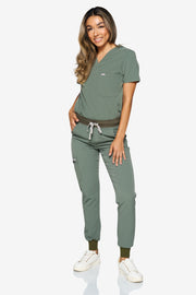 Joggers médicos Olive Fit | Colección de choque