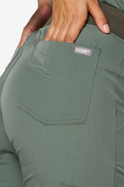 Olive Fit Scrub Joggers | Shock Collection