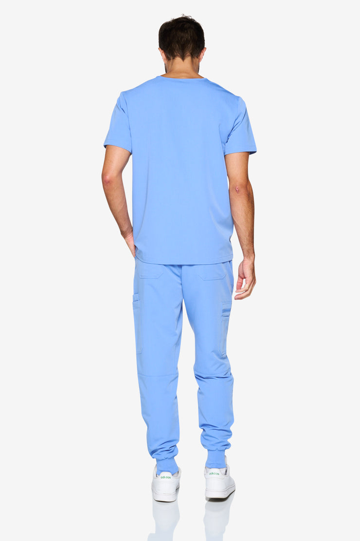 Arctic Ceil Blue Fit Joggers | Storm | Men