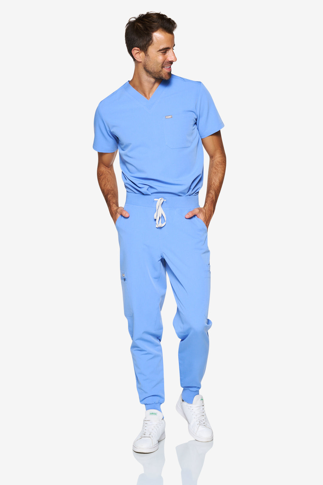 Arctic Ceil Blue Fit Joggers | Storm | Men – CODE NXT Scrubs