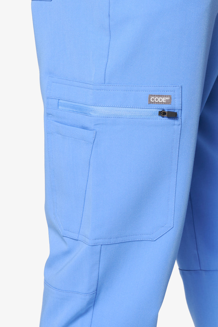 Arctic Ceil Blue Fit Joggers | Storm | Men