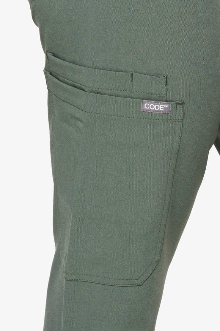 Olive Fit Straight Leg Scrub Pant | Shock Collection | FINAL SALE