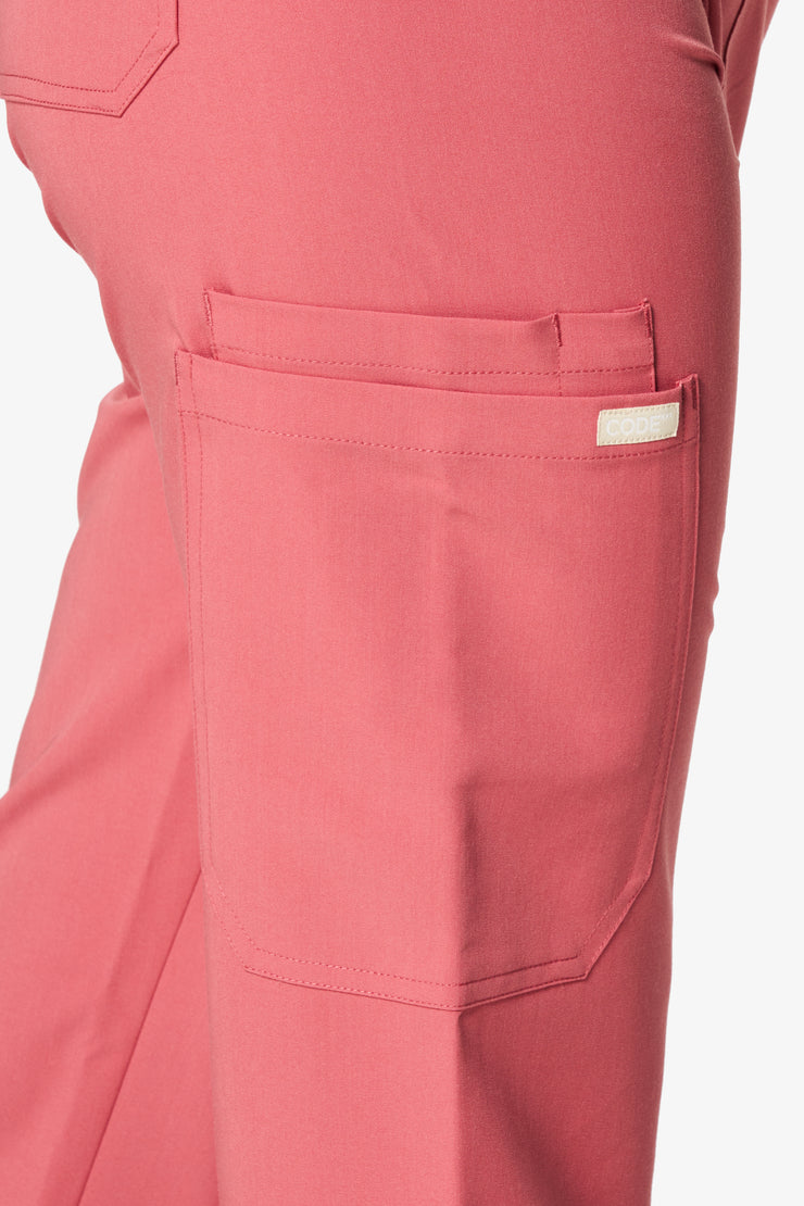 Mauve Fit Straight Leg Scrub Pant | Shock Collection |