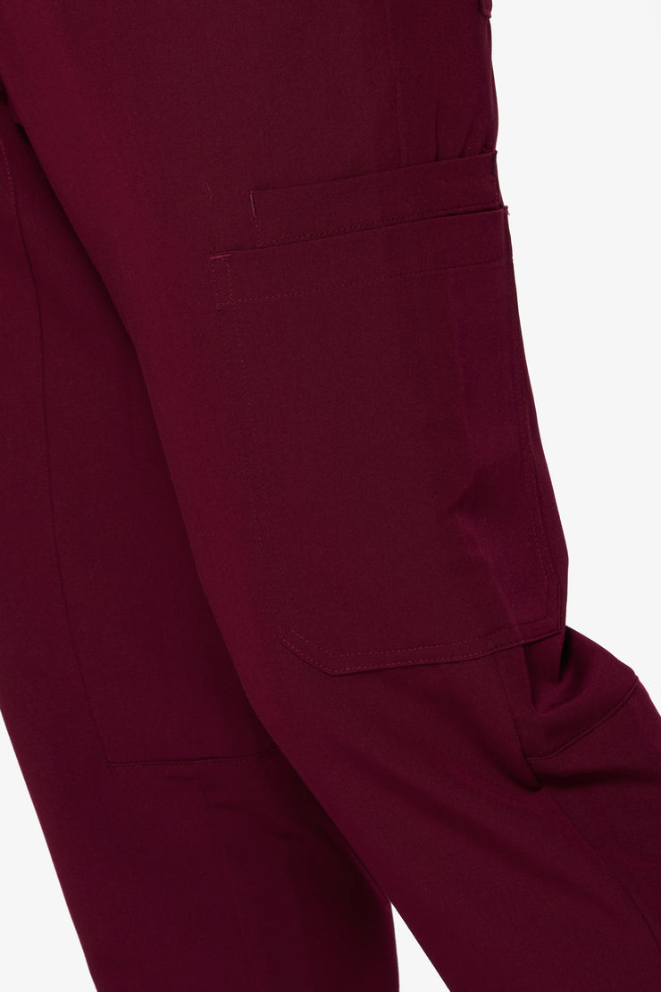 Burgundy Fit Jogger | Pulse Collection | Men
