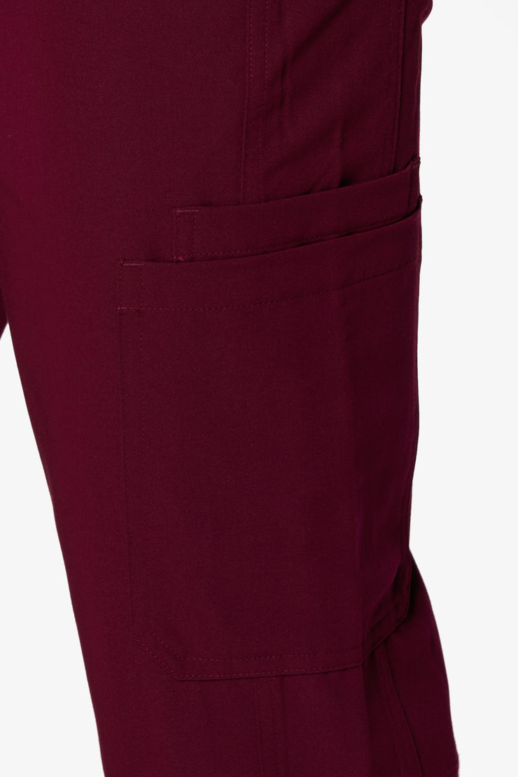 Burgundy Straight Leg Pant | Pulse Collection | Men | FINAL SALE