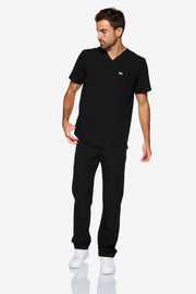 Black Scrub Top | Shock | MEN | FINAL SALE