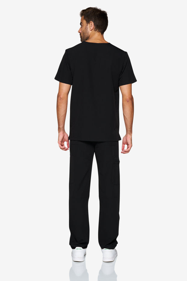 Black Scrub Top | Shock | MEN | FINAL SALE