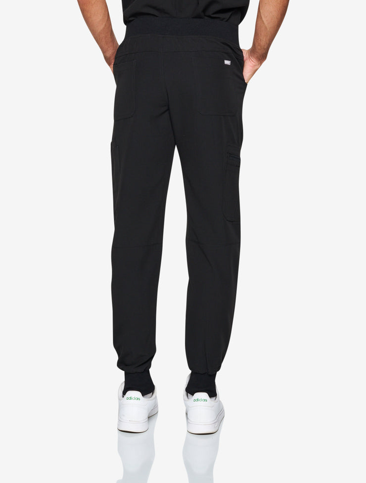 Jogger de ajuste negro | Colección Choque | Hombres 