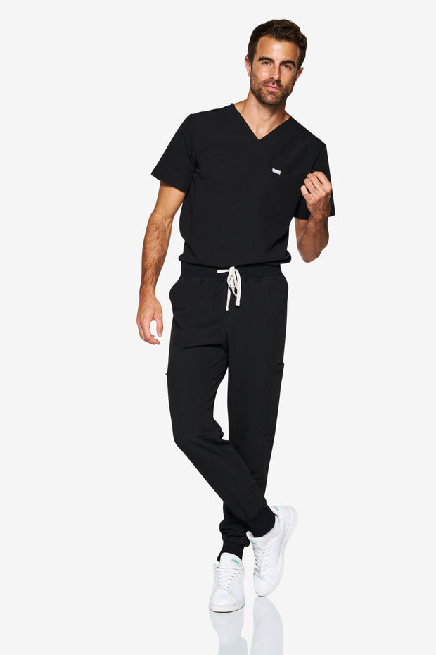 Black Fit Jogger | Shock Collection | Men