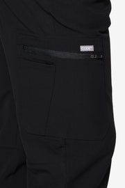 Jogger de ajuste negro | Colección Choque | Hombres 