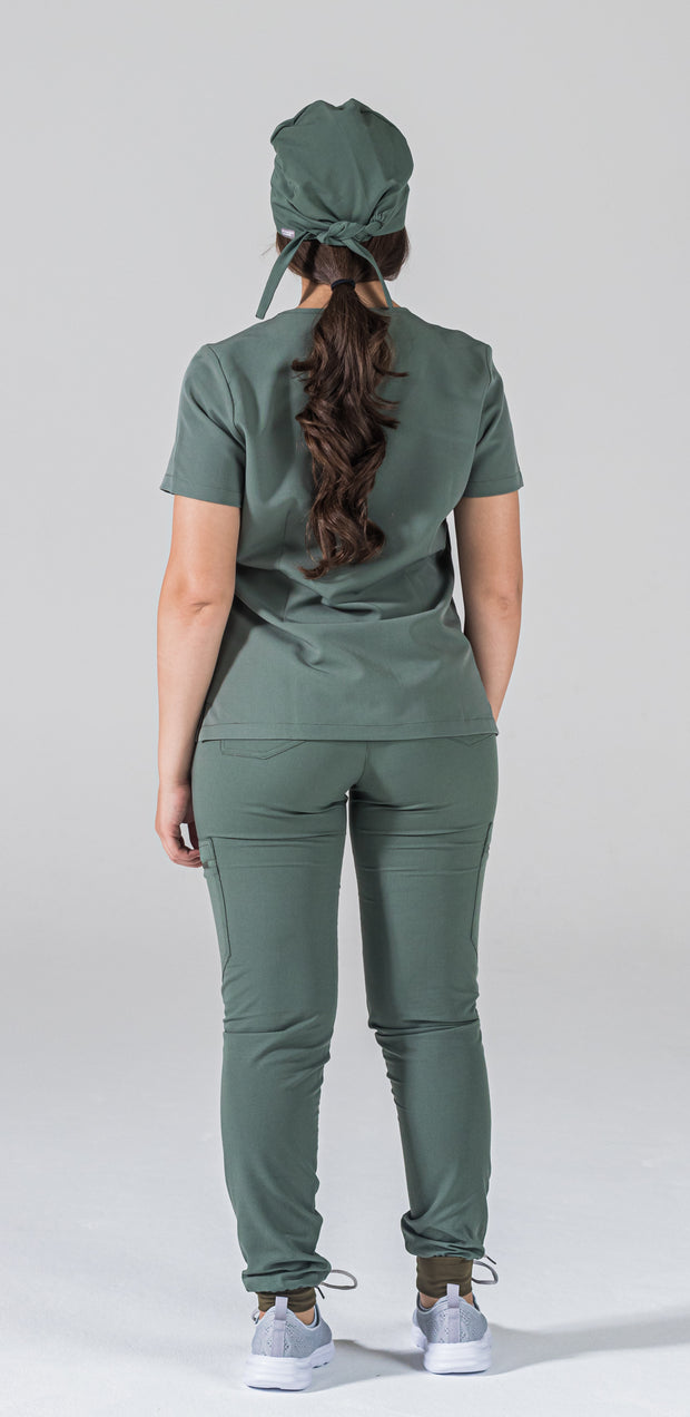 Olive Fit Scrub Joggers | Neurogenic Shock - CODE NXT Scrubs