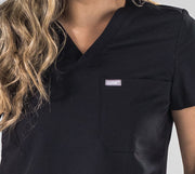 Black Scrub Top | Septic Shock - CODE NXT Scrubs