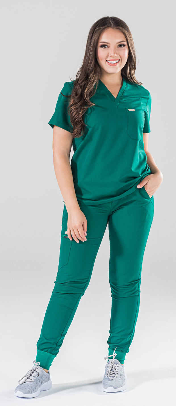 Emerald Hunter Green Fit Joggers | Gem Collection