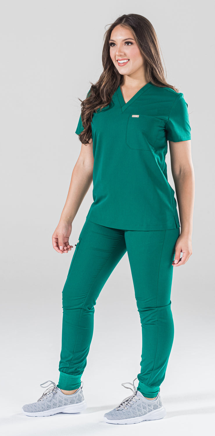 Emerald Hunter Green Top | Gem Collection