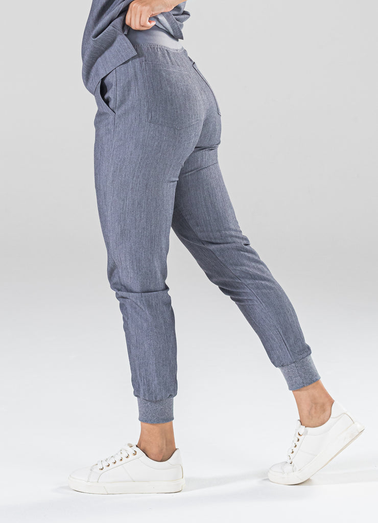 Atmosphere Heather Grey Fit Joggers | Cloud Collection