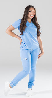 Sky Blue Fit Joggers | Cloud Collection