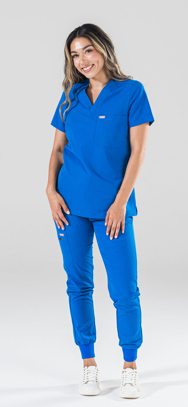 Blusa Médica Sapphire Royal Blue | Colección de gemas