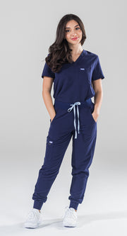 Navy Scrub Top | Hypovolemic Shock - CODE NXT Scrubs