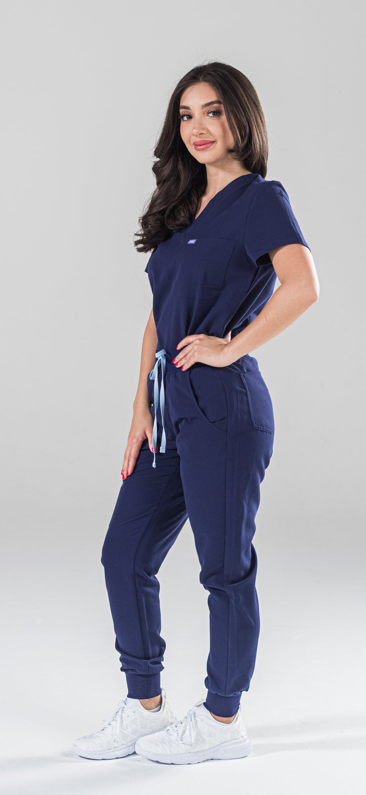 Navy Fit Scrub Joggers | Hypovolemic Shock - CODE NXT Scrubs