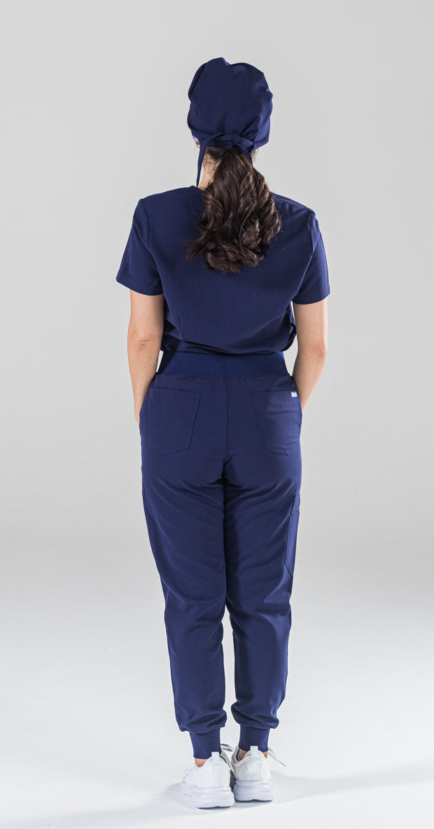 Navy Fit Scrub Joggers | Hypovolemic Shock - CODE NXT Scrubs