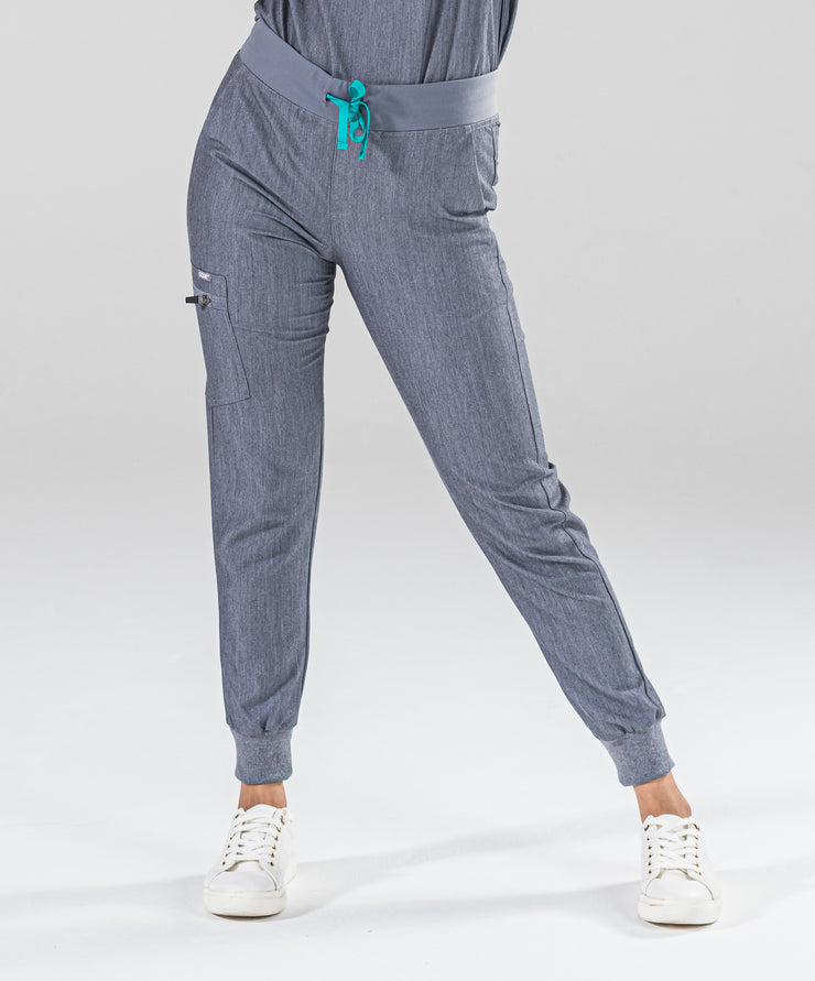 Atmosphere Heather Grey Fit Joggers | Cloud Collection