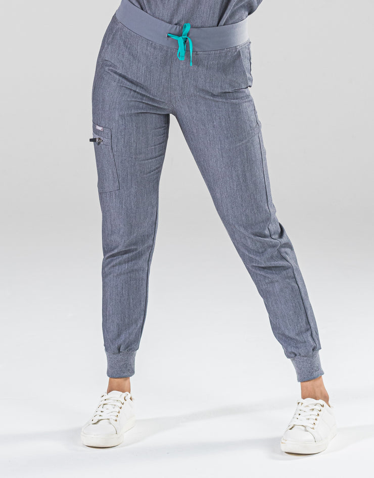 Atmosphere Heather Grey Fit Joggers | Cloud Collection