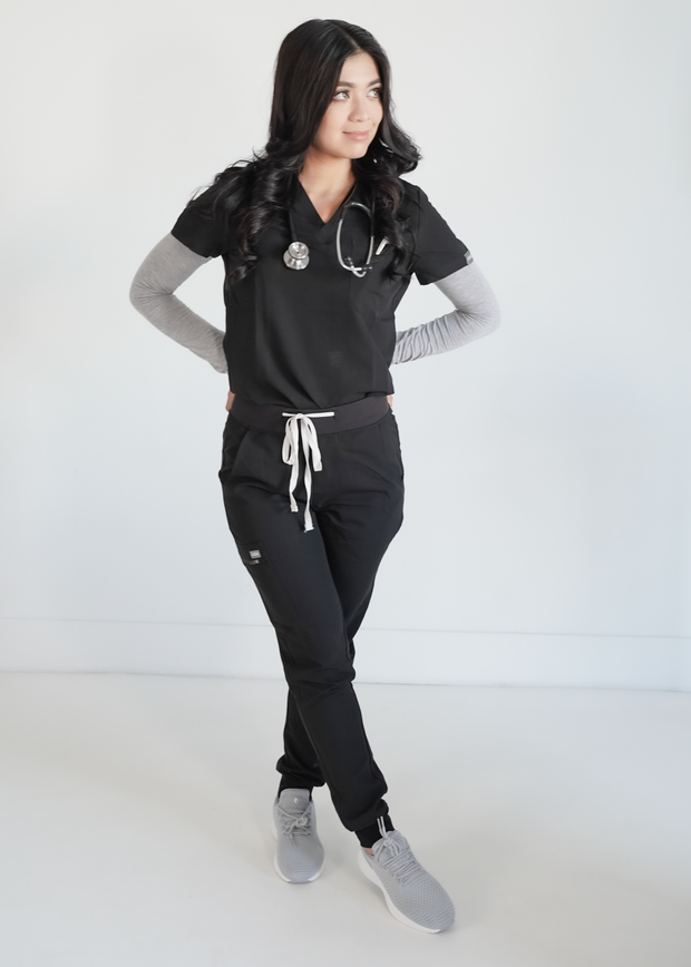 Black Fit Joggers | Septic Shock - CODE NXT Scrubs