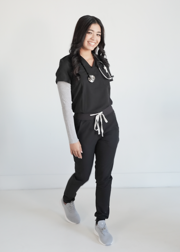 Black Fit Joggers | Septic Shock - CODE NXT Scrubs