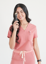 Mauve Scrub Top | Cardiogenic Shock - CODE NXT Scrubs